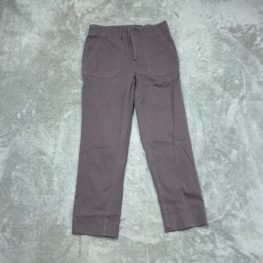 32 Degrees Womens S Casual Pants Gray Cotton Blend d1347